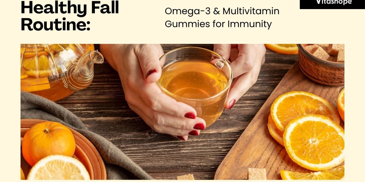 Healthy Fall Routine: Omega-3 & Multivitamin Gummies for Immunity