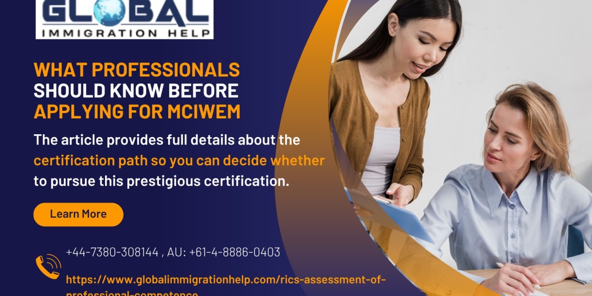 What Professionals Should Know Before Applying for MCIWEM